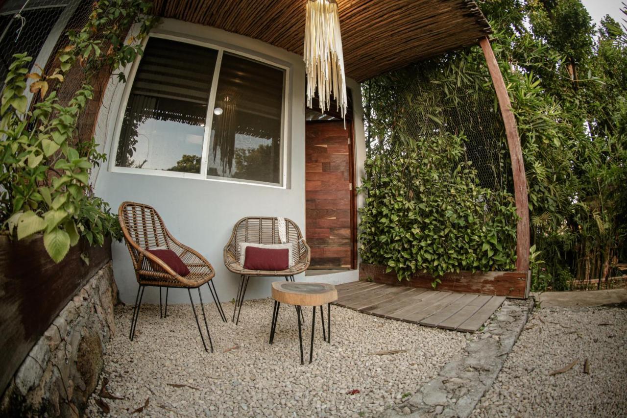 Hotel Makaaba Eco-Boutique Bacalar Luaran gambar A room at the hotel