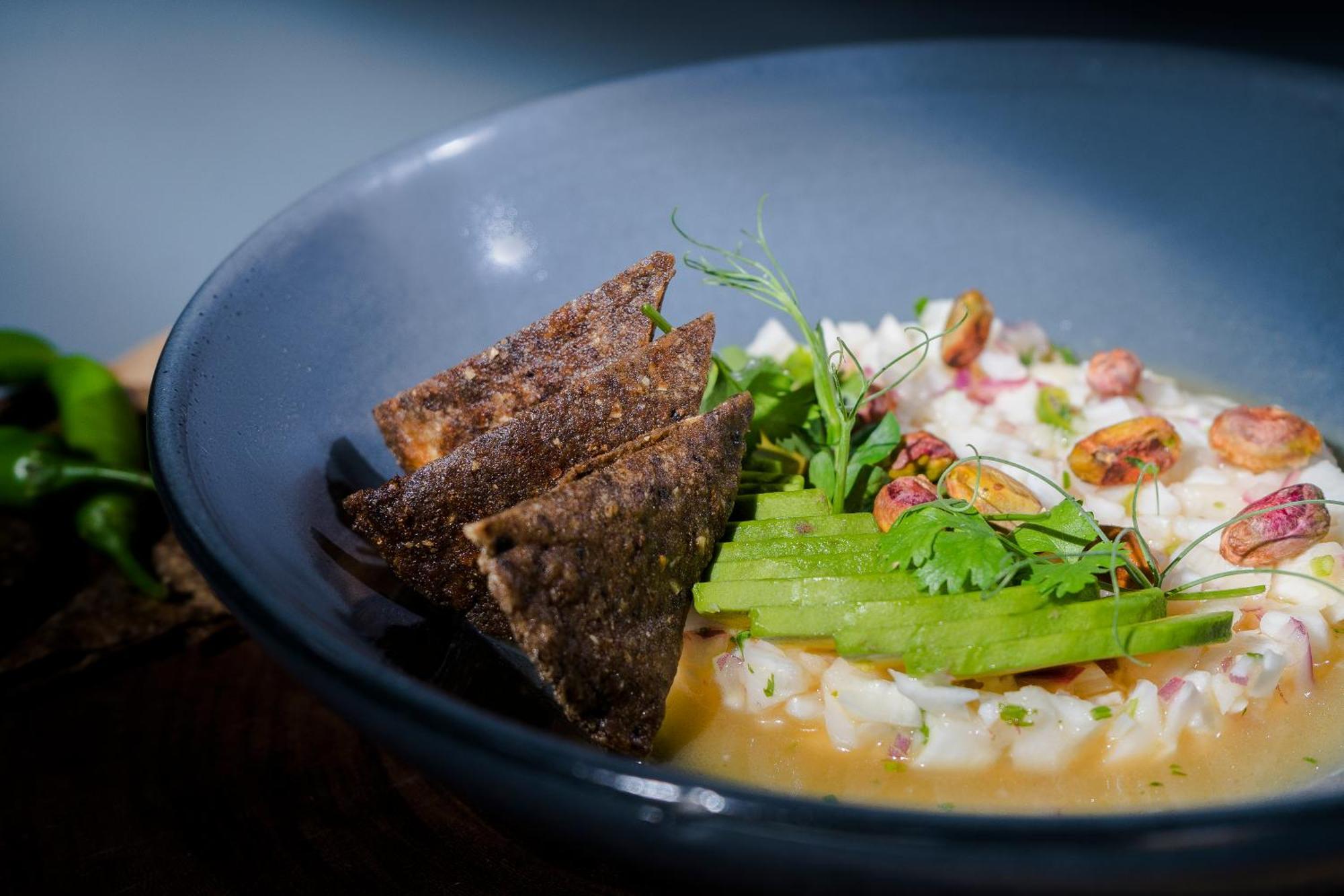 Hotel Makaaba Eco-Boutique Bacalar Luaran gambar A bowl of tortilla soup